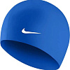 Шапочка для плавания Nike Solid Silicone 93060494 (синий)