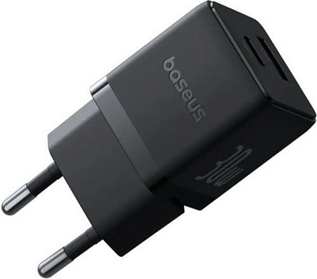 Baseus Palm Fast Charger C+U 30W EU P1011160A113-00 (черный)