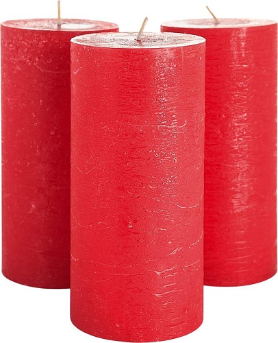 Набор свечей Мелт 150 мм (3 шт, красный)