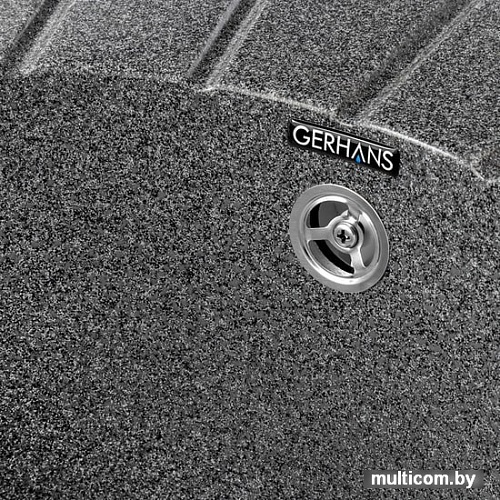 Кухонная мойка Gerhans A03 (графит)