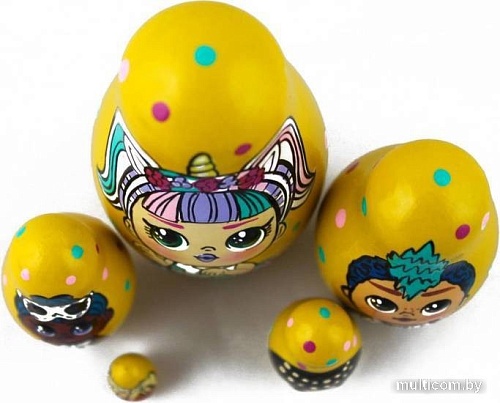 Развивающая игра Брестская Фабрика Сувениров Куклы LOL (набор 5 шт)