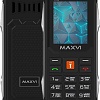 Кнопочный телефон Maxvi T100 (черный)