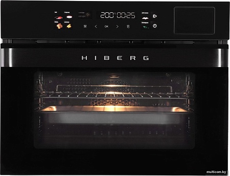 Электрический духовой шкаф Hiberg S-VMF 5515 B Smart