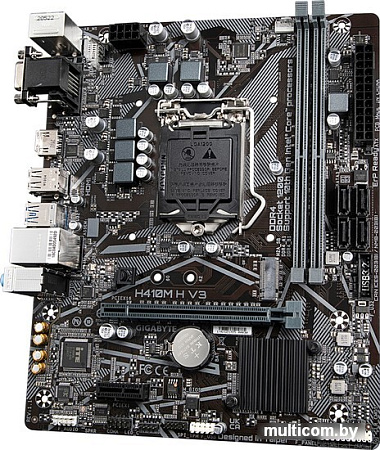 Материнская плата Gigabyte H410M H V3 (rev. 1.1/1.3)