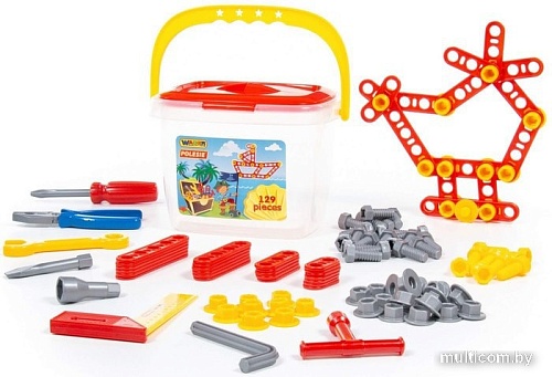 Набор инструментов игрушечных Полесье №2 47168 (в ведерке)