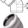 Ostendorf Skolan dB SKB - отвод 56x87° 332140