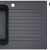Кухонная мойка БелЭворс Styl L + Like F8005022 (черный)