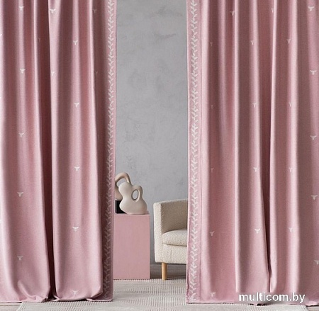 Комплект штор Pasionaria Фито 300x250 (2 шт, розовый)