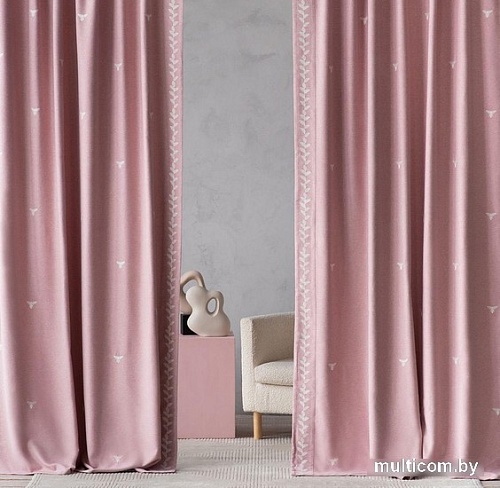 Комплект штор Pasionaria Фито 300x250 (2 шт, розовый)