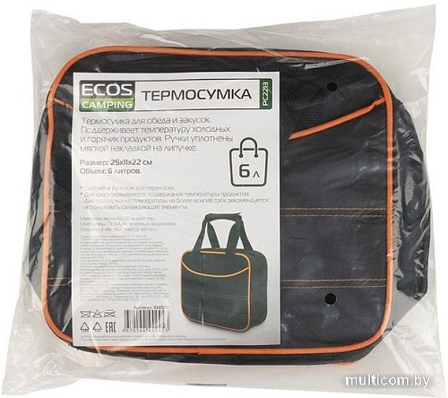 Термосумка Ecos PC2213 104573 6л (черный)