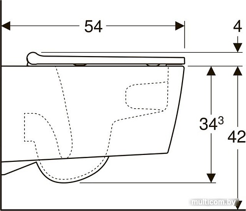 Унитаз Geberit One 500.202.01.1