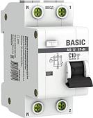 Дифференциальный автомат EKF Basic АД-12 1P+N 10А 30мА АС C DA12-10-30-bas