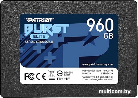 SSD Patriot Burst Elite 960GB PBE960GS25SSDR