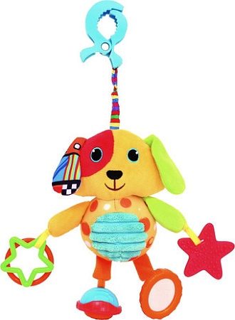 Погремушка с прорезывателем Biba Toys Щенок Шарлотта BB230