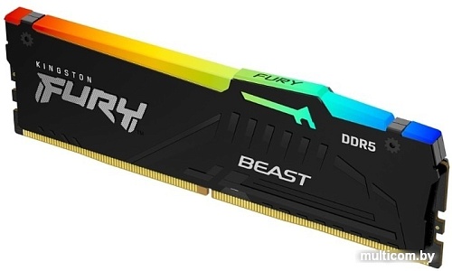 Оперативная память Kingston FURY Beast RGB 2x16ГБ DDR5 4800 МГц KF548C38BBAK2-32