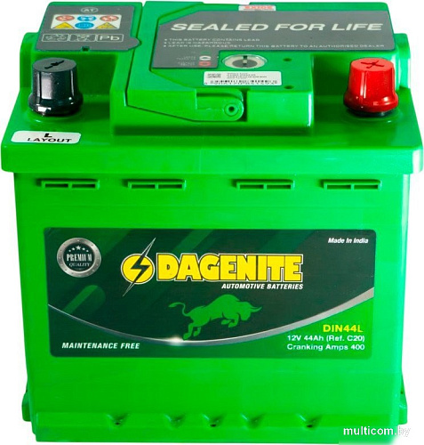 Автомобильный аккумулятор DAGENITE L+ (44 А·ч)