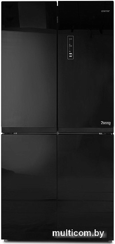 Четырёхдверный холодильник CENTEK CT-1756 NF Black Glass