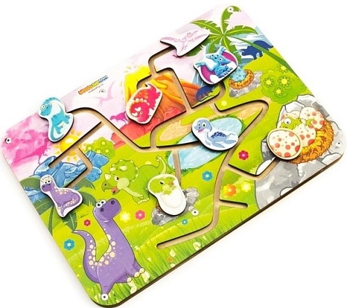 Лабиринт WoodLand Toys Динозавры 114111