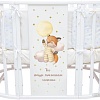 Кроватка-трансформер Indigo Baby Sleep 7 в 1 МДФ (белый/лисичка)
