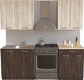 Кухня Хоум Лайн Луиза 1400 (венге мали/сосна касцина)