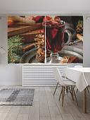 Комплект штор JoyArty Стаканчик глинтвейна Oxford DeLux 1.45x1.8 м pox_380844 (2 шт)