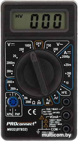 Мультиметр PROconnect M832 (DT832)