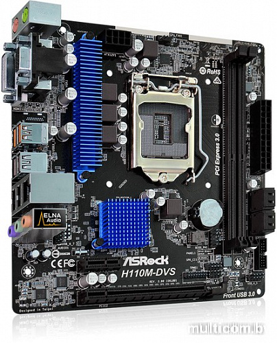 Материнская плата ASRock H110M-DVS R3.0