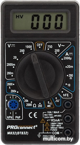 Мультиметр PROconnect M832 (DT832)