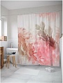 Шторка-занавеска для ванны JoyArty Цветочный туман sc_17043