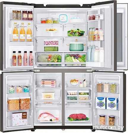Четырёхдверный холодильник LG GR-X24FTKSB
