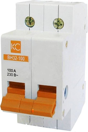 Выключатель нагрузки КС ВН32-100 40А 2Р