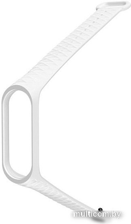 Ремешок Xiaomi ребристый для Mi Band 3 (белый)