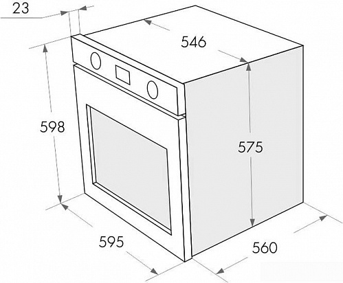 Духовой шкаф MAUNFELD MEOFE.676RILB.TMS