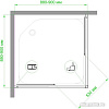 Душевой уголок Royal Bath RB90HPD-T 90x90