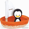 Игрушка для ванной Plan Toys Лодка и пингвин 5711