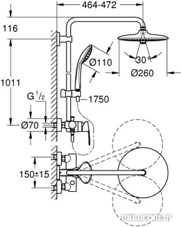 Душевая система Grohe Euphoria 260 27473001