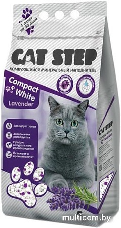Наполнитель Cat Step Compact White Lavеnder 5 л