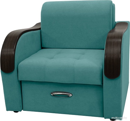 Кресло Сириус Лидер-1 НПБ 105x110 (Eva 28 велюр зеленый)