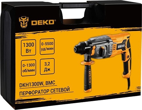 Перфоратор Deko DKH1300W 083-1062 (кейс)