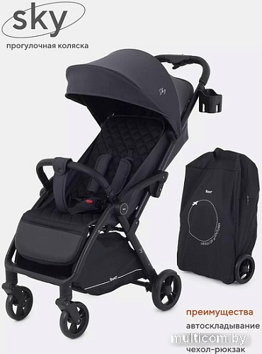 Коляска прогулочная «книга» Rant Sky RA400 (graphite)