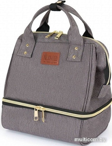 Рюкзак для мамы Nuovita Capcap Mini (коричневый)