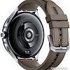 Умные часы Xiaomi Watch 2 Pro LTE (серебристый, с коричневым кожаным ремешком, международная версия)