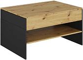 Журнальный столик НК-Мебель Modo 71715648 (артизан/черный матовый)