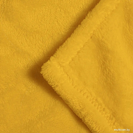 Плед Casa Conforte Royal Flannel 150x200 6155359 (желтый)