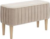 Банкетка MONOFIX Амма (велюр/бежевый №18)