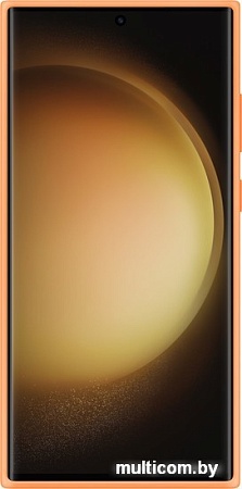 Чехол для телефона Samsung Silicone Case S23 Ultra (оранжевый)