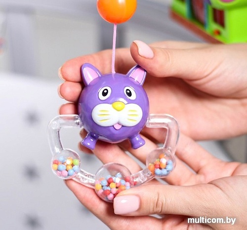 Музыкальная карусель Крошка Я Пряничный домик Зверушки-погремушки 2810181