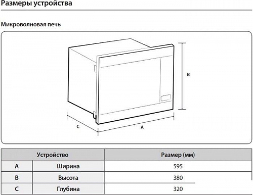 Микроволновая печь Samsung MG22M8054AK