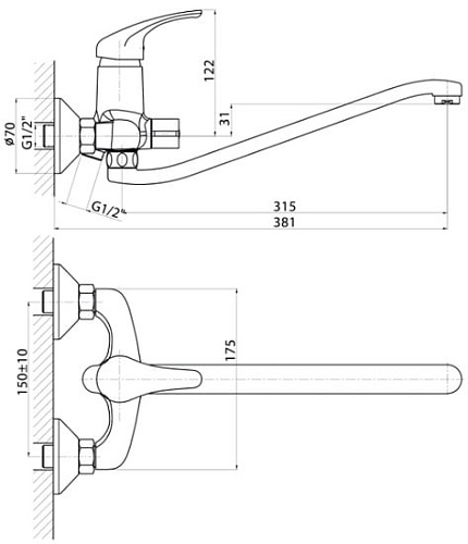 Смеситель Konner BSS1600