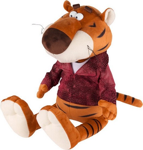 Классическая игрушка Maxitoys Luxury Тигр Костян в кожаной куртке MT-MRT022113-20